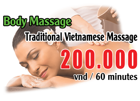 Body Massage is only 200000vnd
